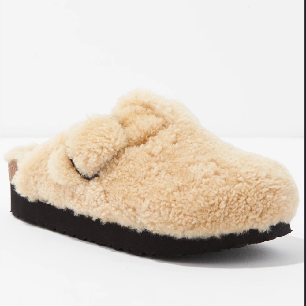 Birkenstock shearling clog